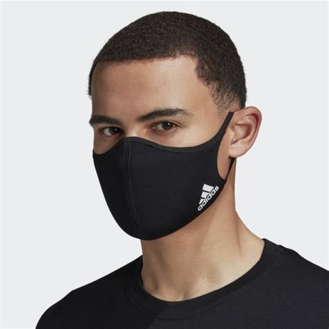 schwarze maske adidas